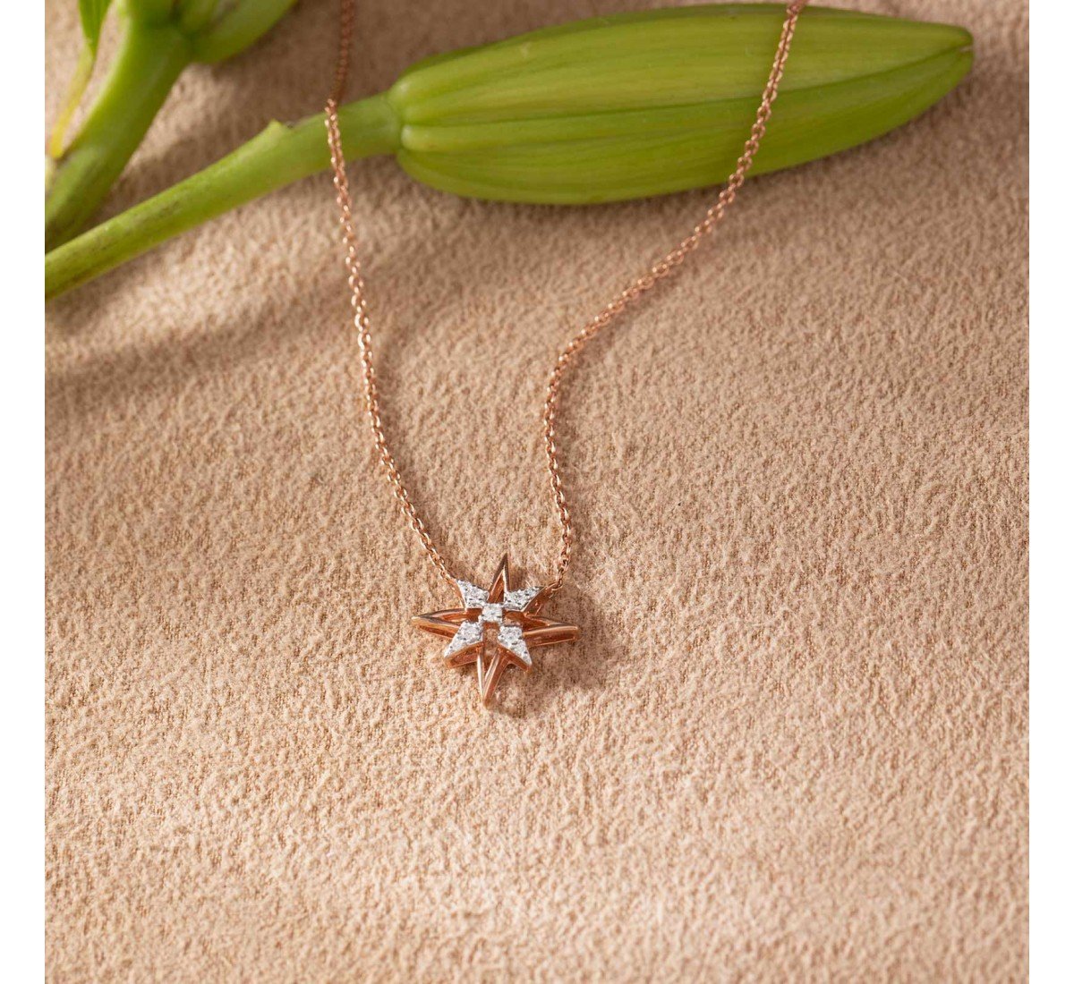 Sonorous Star Diamond Necklace