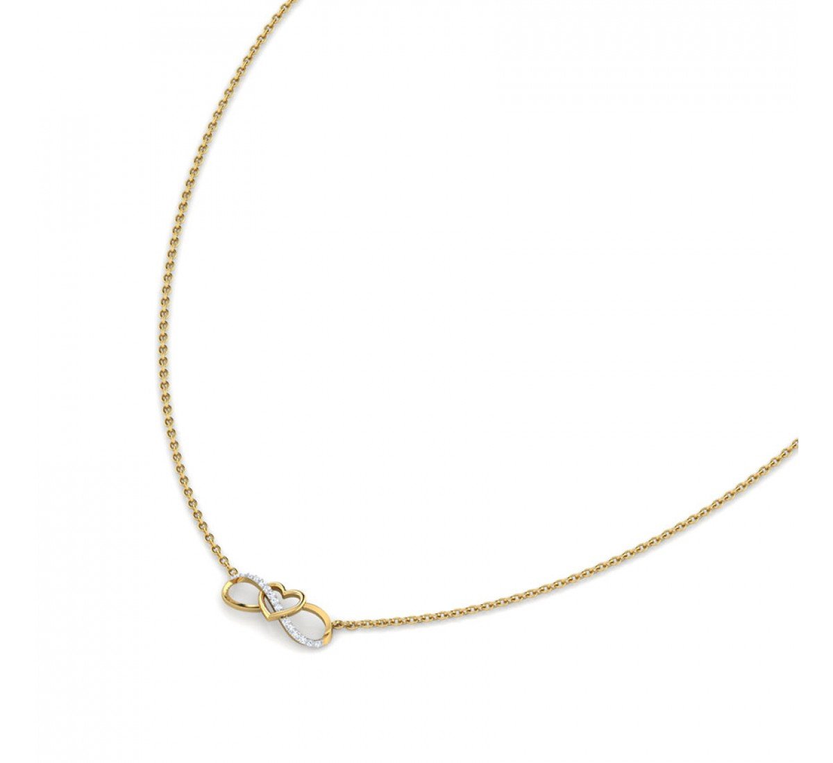 Naomi Love Infinity Diamond Necklace