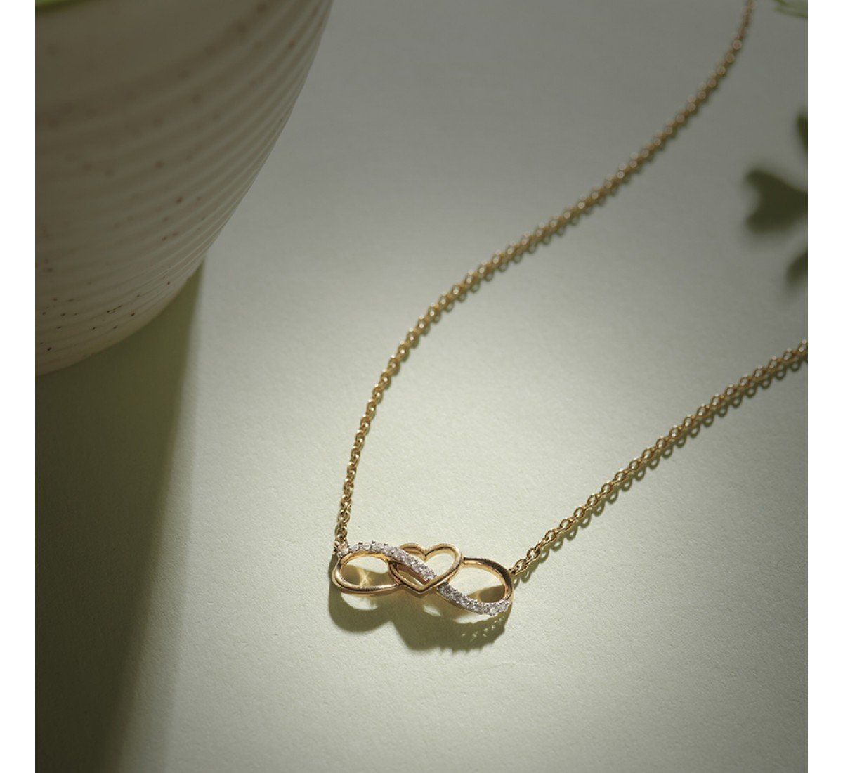 Naomi Love Infinity Diamond Necklace