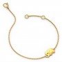 Gold Elephant Bracelet for Kids