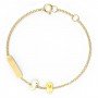 Cute Duckling Kids' Gold Bracelet