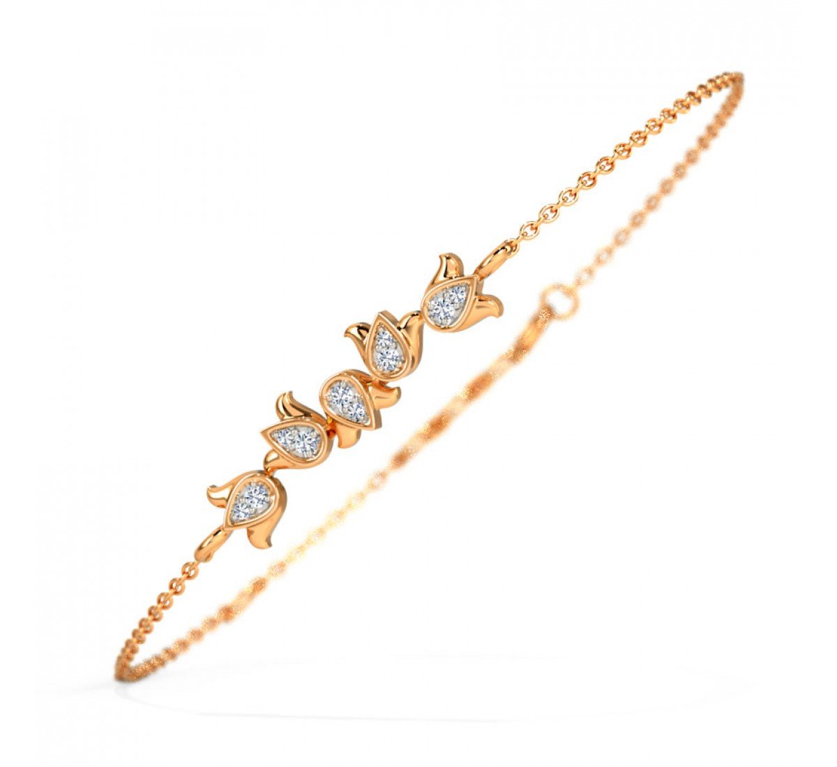 Nadir Tulip Diamond Bracelet