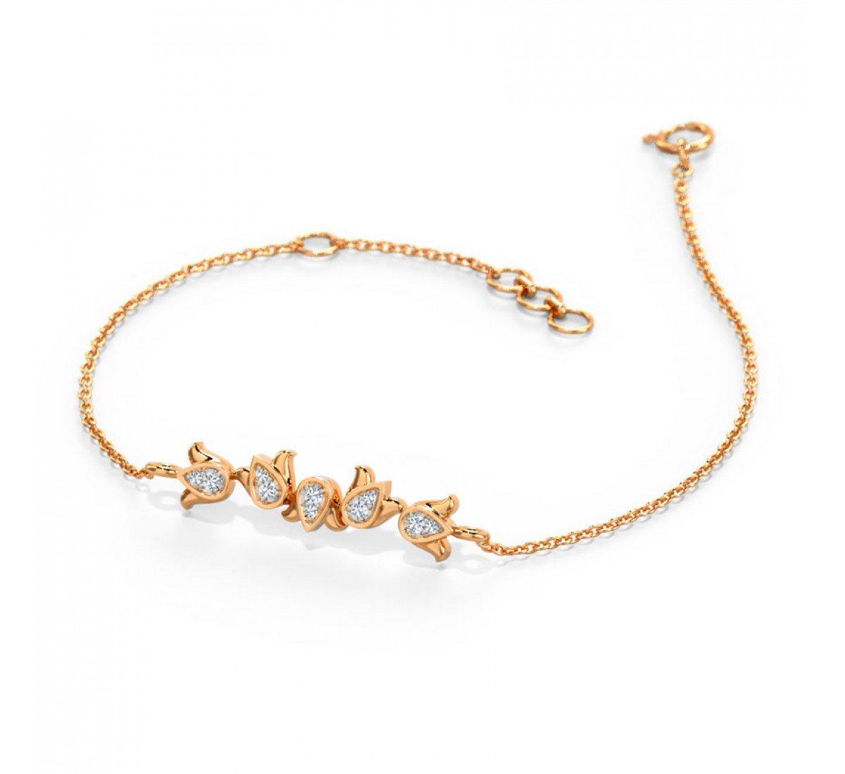 Nadir Tulip Diamond Bracelet