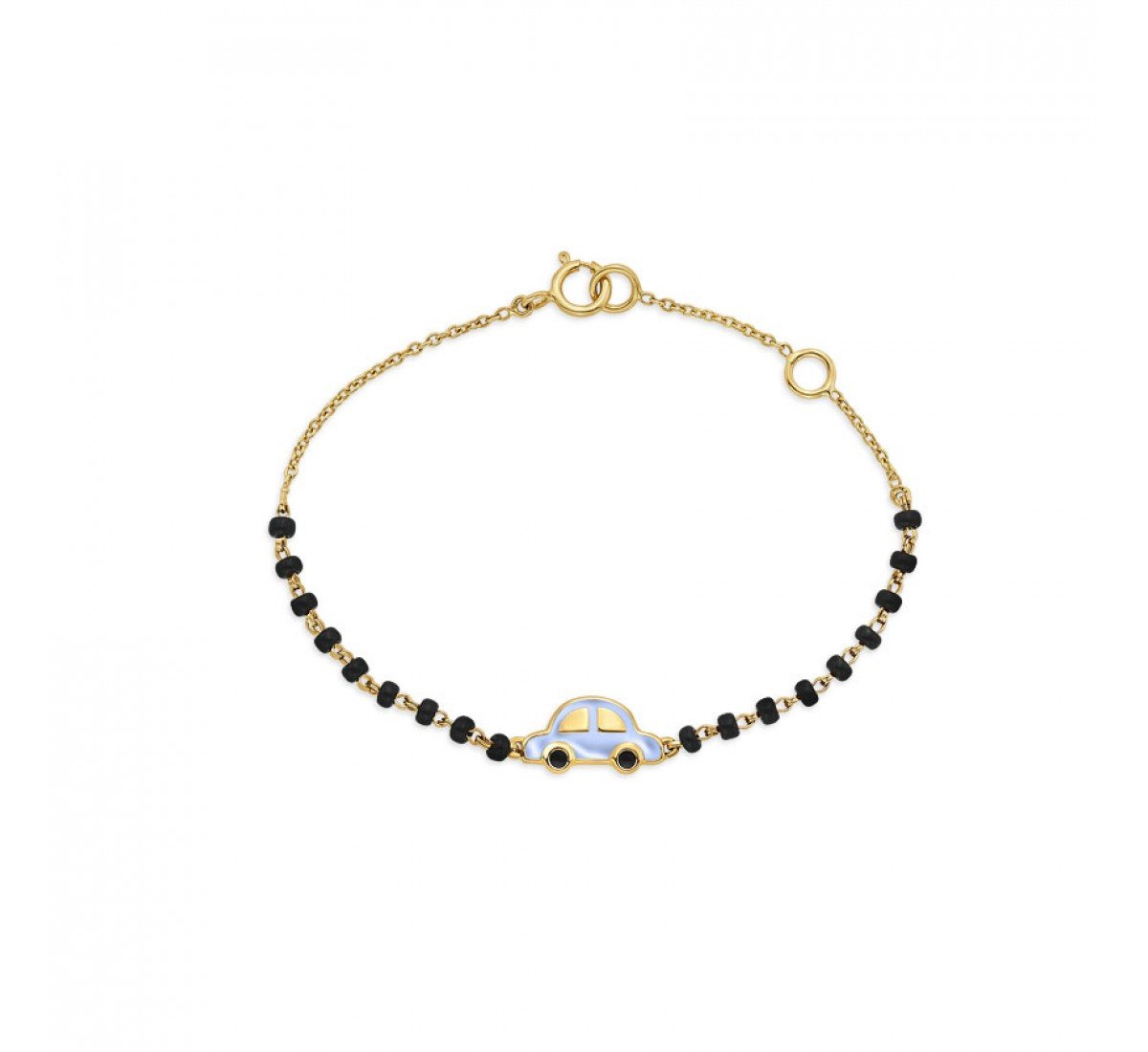 Car themed Baby Nazaria Gold Bracelet