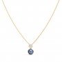 Celestial Evil Eye Gemstone Necklace