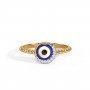 Amulet Evil Eye Diamond Ring