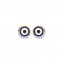 Rachel Evil Eye Diamond Stud Earrings