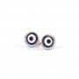 Rachel Evil Eye Diamond Stud Earrings