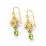 Regal Gemstone Drop Earrings