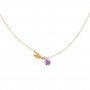 Thrive Dragonfly Gemstone Necklace