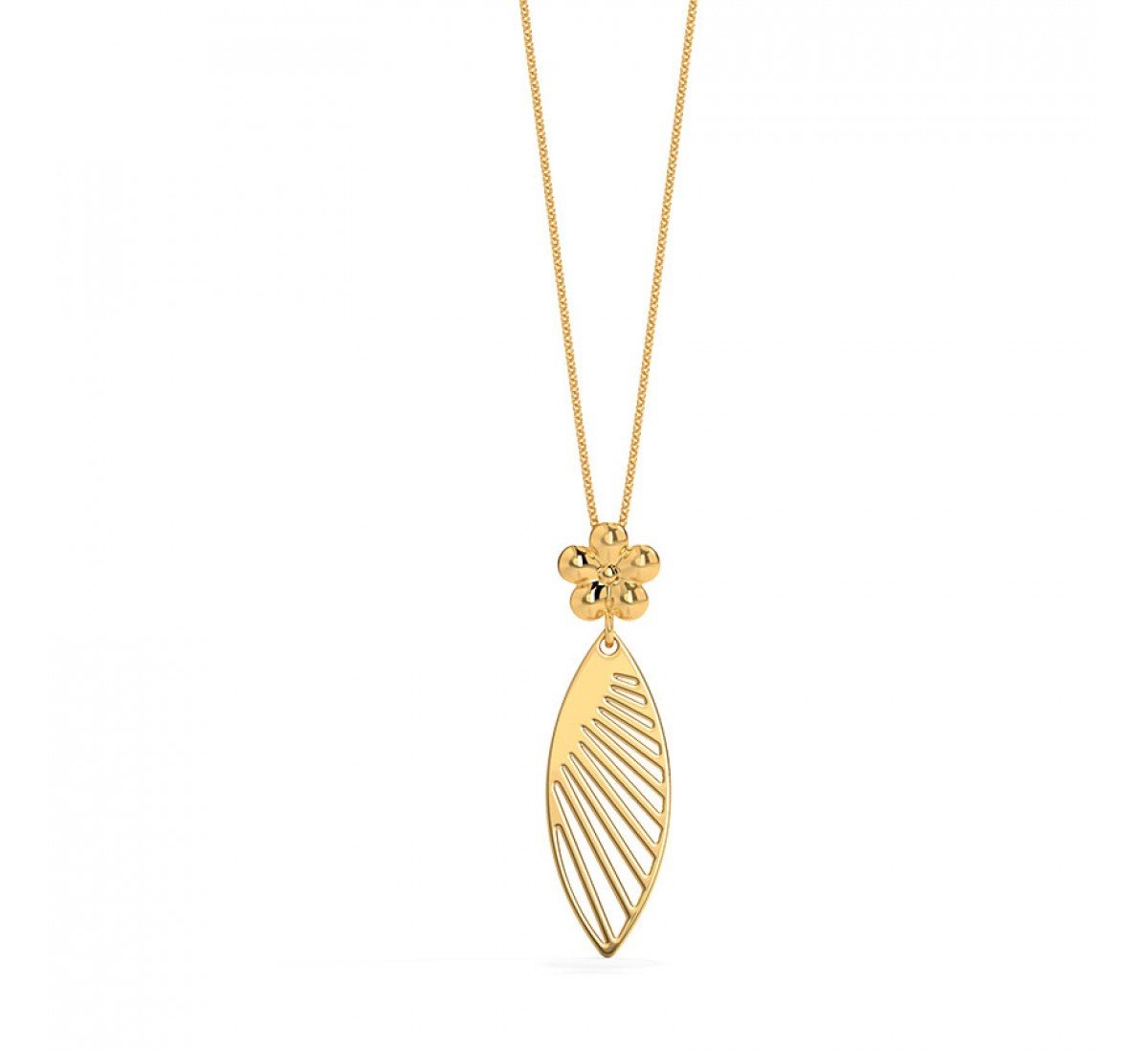 Arctic Cutout Gold Pendant