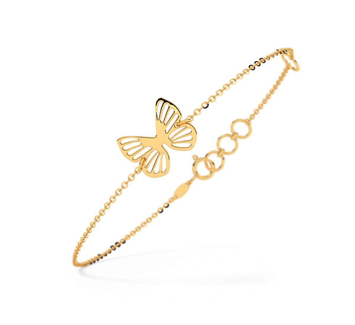 Vilify Butterfly Gold Bracelet