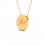 Petulant Mom Gold Pendant