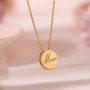 Petulant Mom Gold Pendant