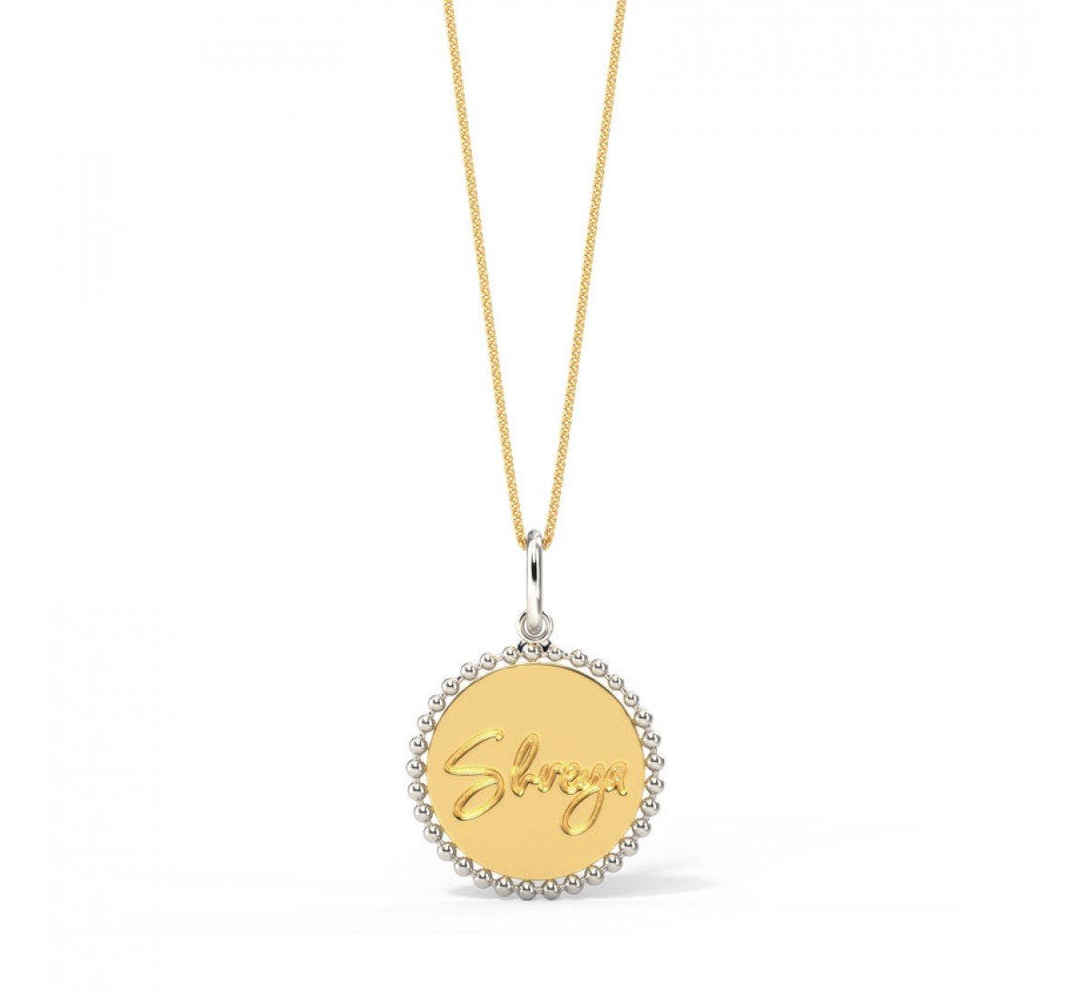 Onerous Name Gold Pendant