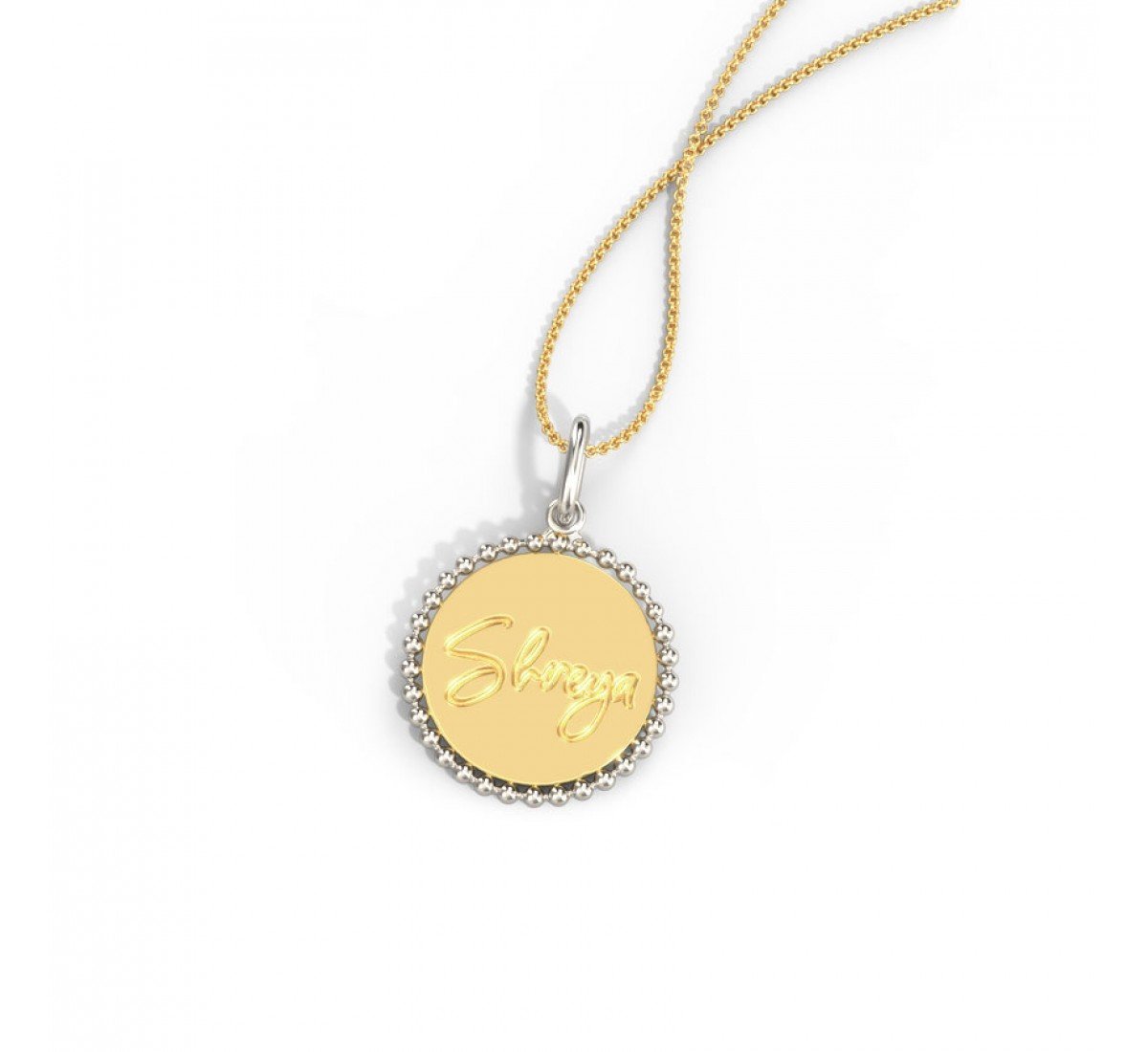 Onerous Name Gold Pendant