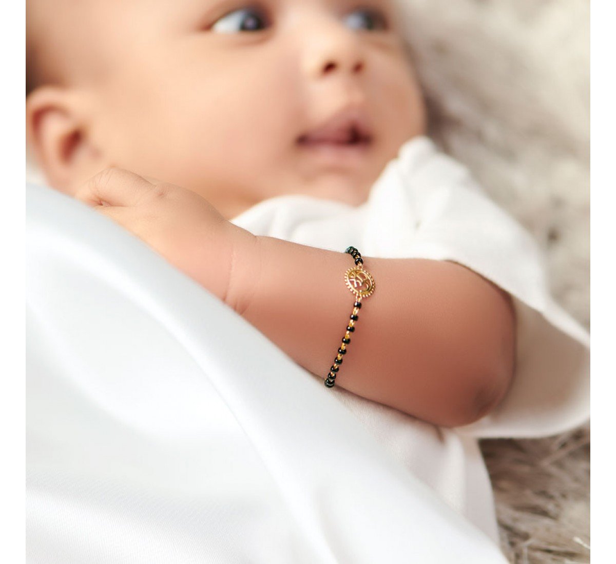 Emika Om Baby Nazaria Gold Bracelet