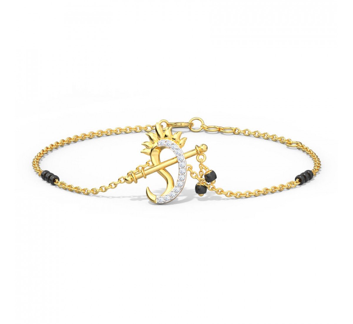 Aurelia Diamond Mangalsutra Bracelet