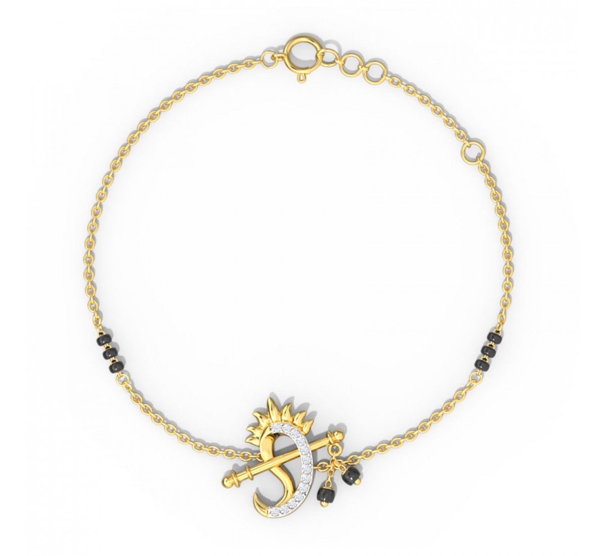 Aurelia Diamond Mangalsutra Bracelet