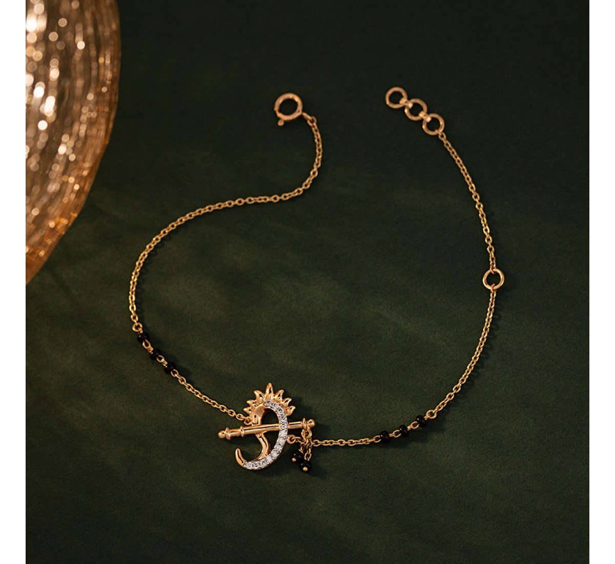 Aurelia Diamond Mangalsutra Bracelet