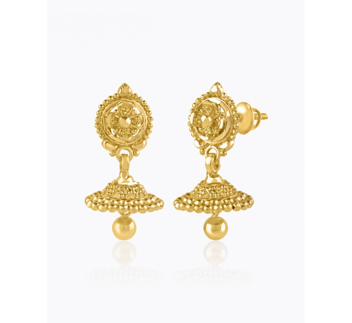 Thalorin 22Kt Gold Earrings