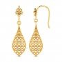 Draven Drop Gold Earrings