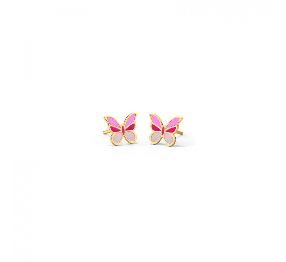 Flutter Kids Gold Earrings