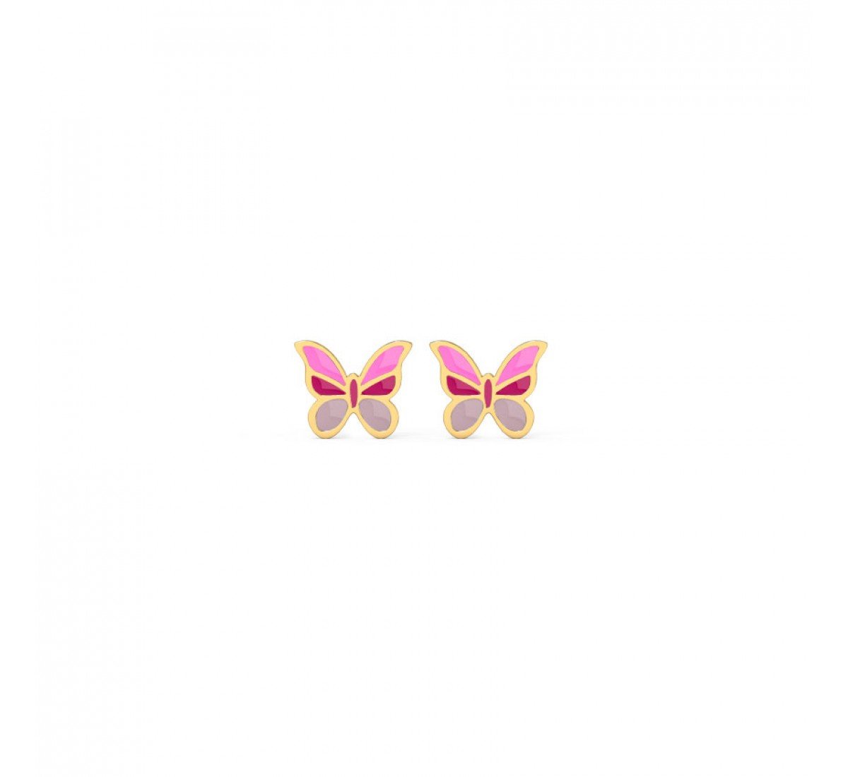 Flutter Kids Gold Earrings