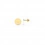 Smiley Kids Gold Earrings