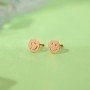 Smiley Kids Gold Earrings