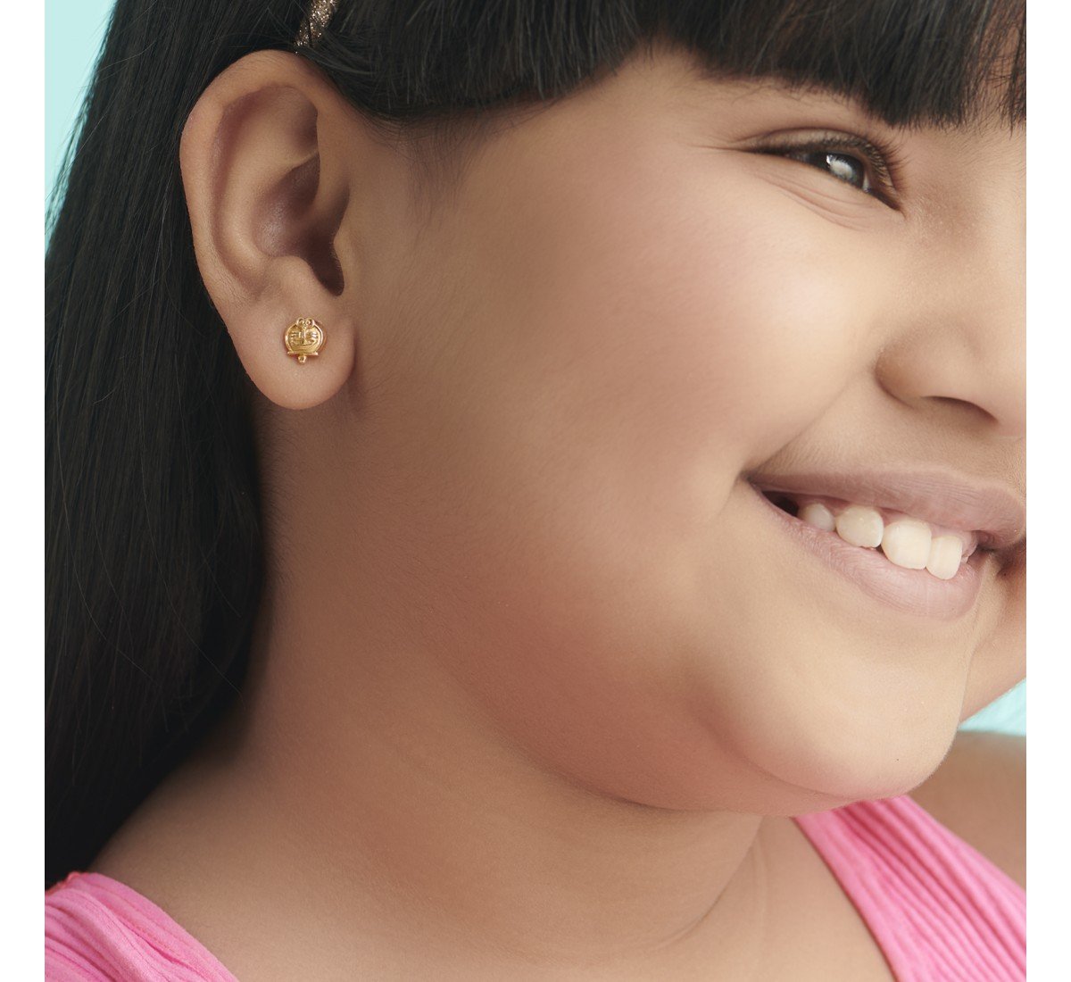 Wren Doreamon Kids Gold Earrings