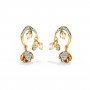 Bellamy Pearl Diamond Earrings