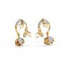 Bellamy Pearl Diamond Earrings