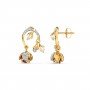 Bellamy Pearl Diamond Earrings