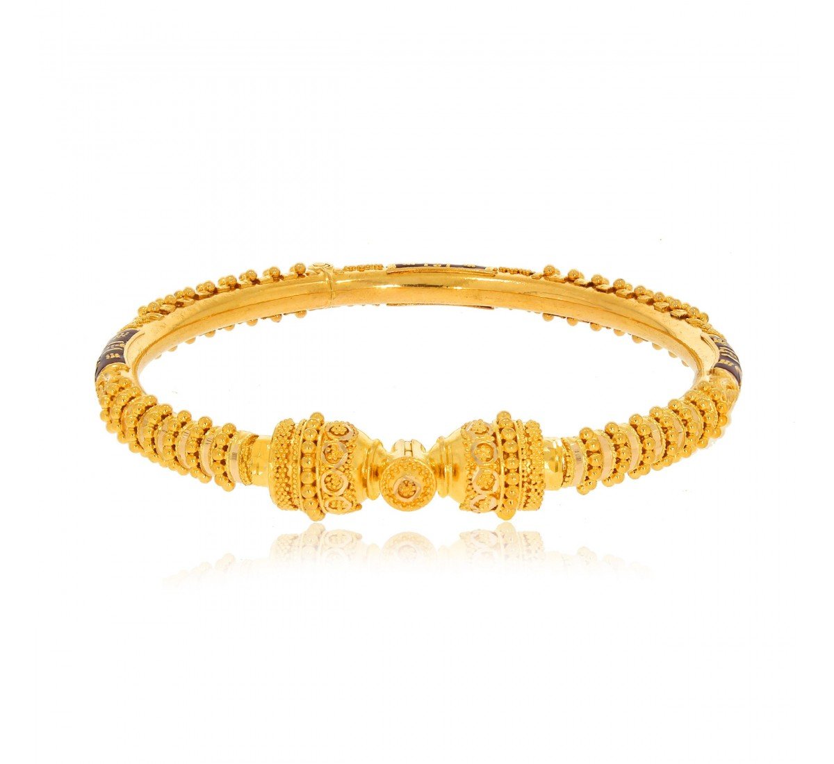 Heer Art Gold Mukh Bangle