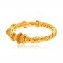 Daksha Twist Gold Bangle