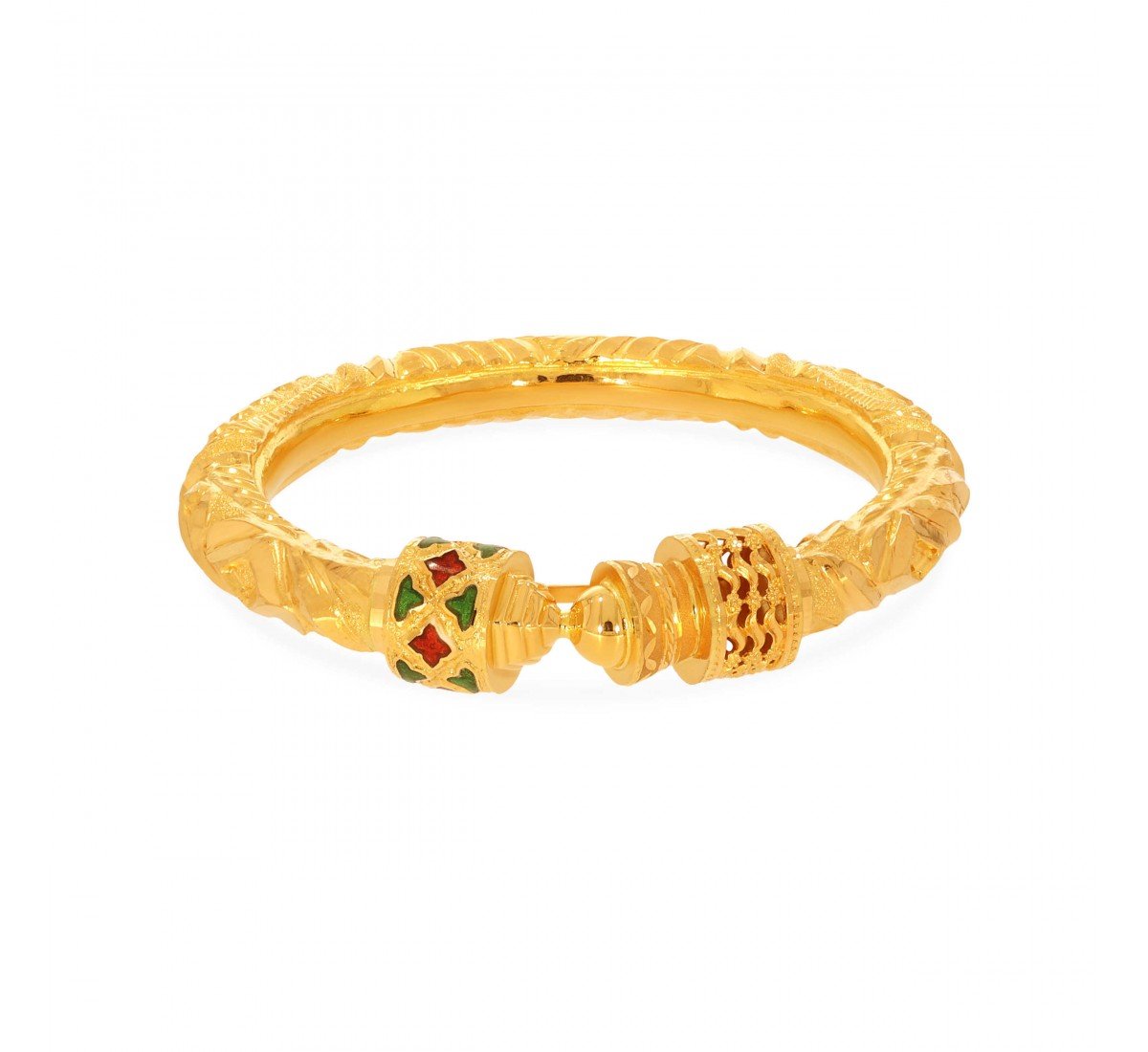 Hema Cultural Gold Mukh Bangle