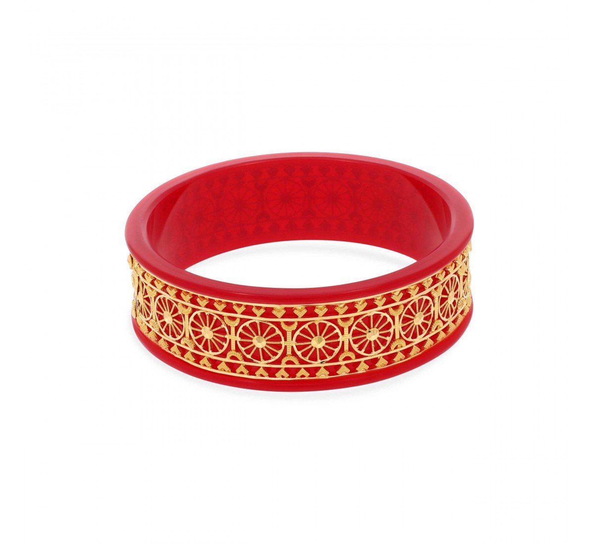 Latika Beauty Gold Pola Bangle