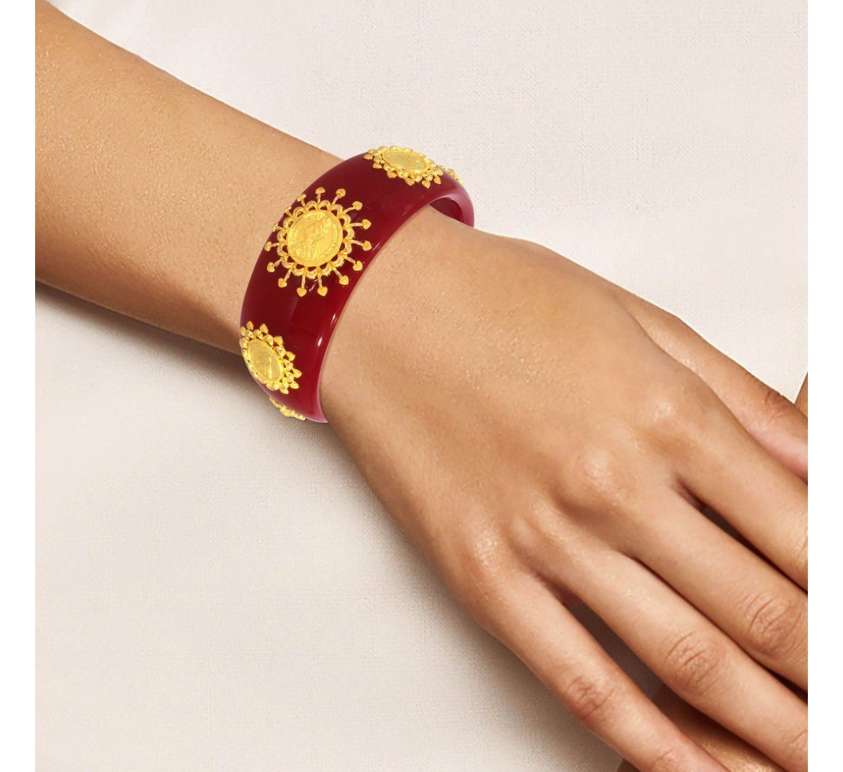 Aishani Gold Pola Bangle