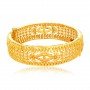 Chavi Eye Craft Gold Chur Bangle