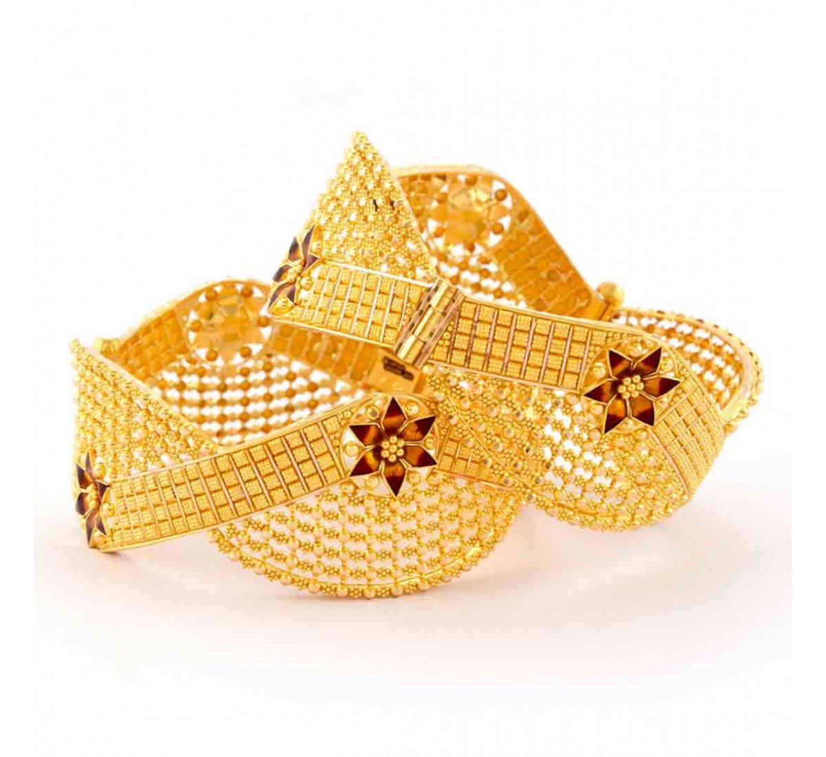 Chitrita Gold Chur Bangle