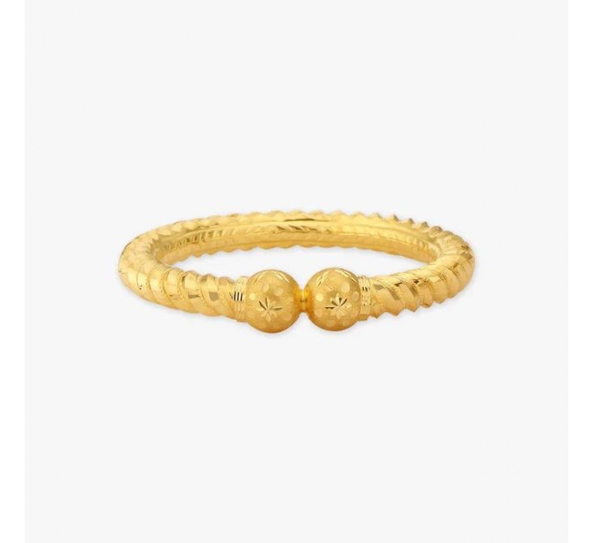 Chaya Twisted Gold Bangles