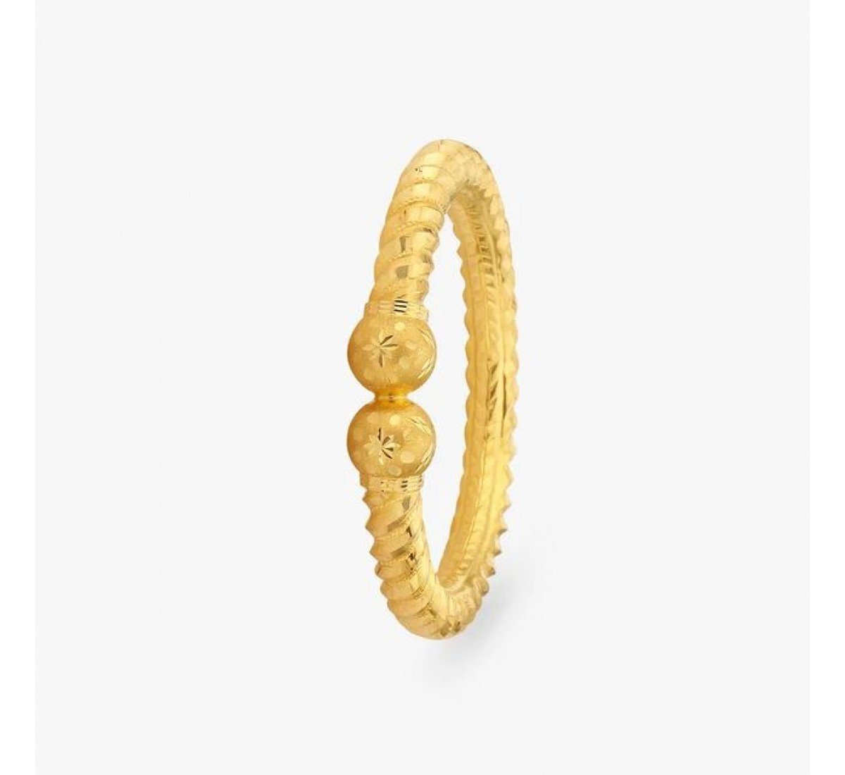 Chaya Twisted Gold Bangles