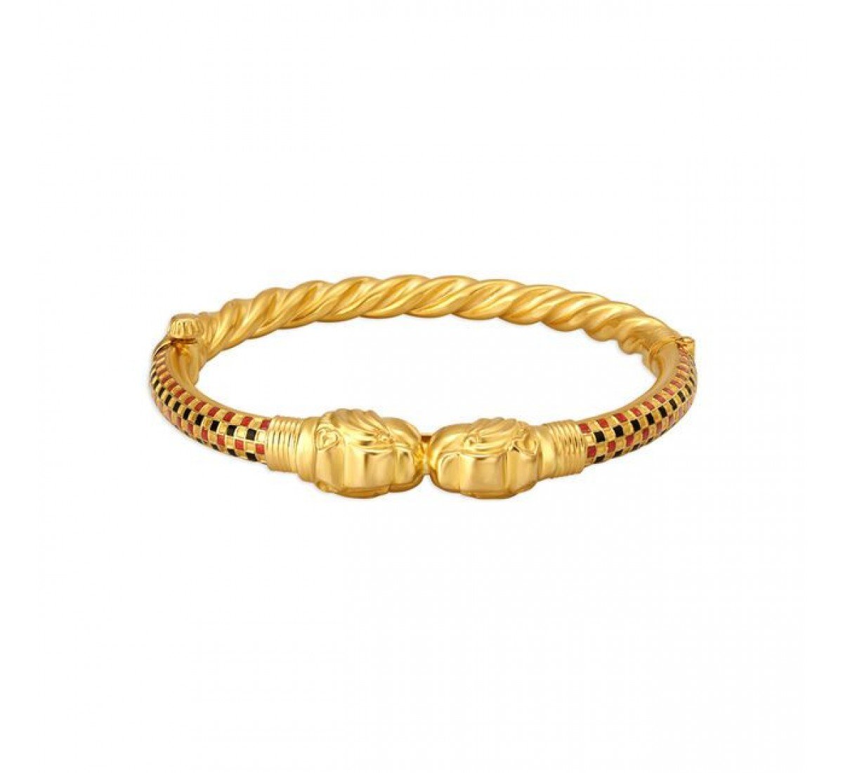 Hemali Ornate Gold Bangle