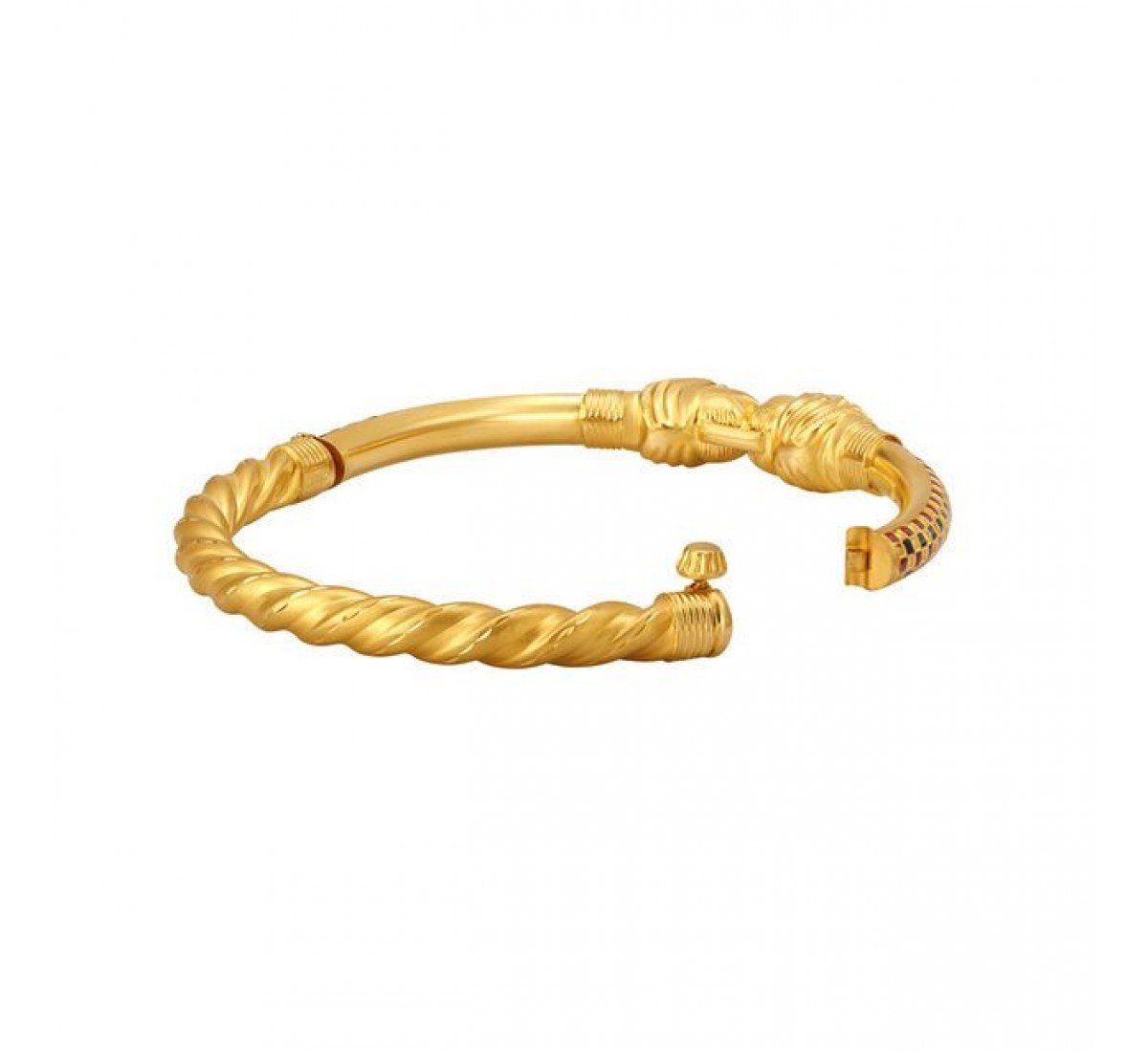 Hemali Ornate Gold Bangle