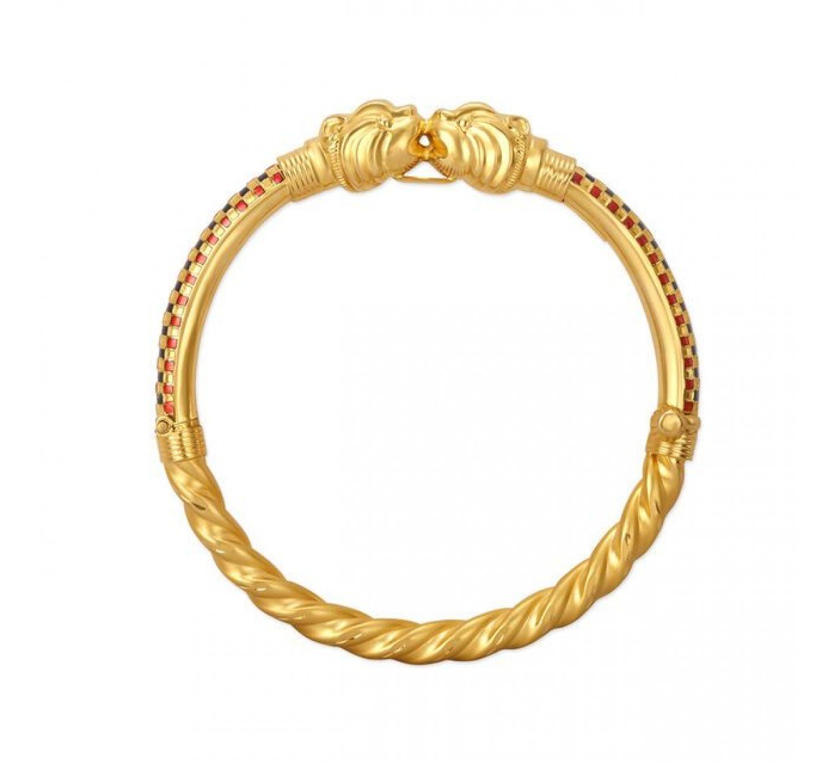 Hemali Ornate Gold Bangle