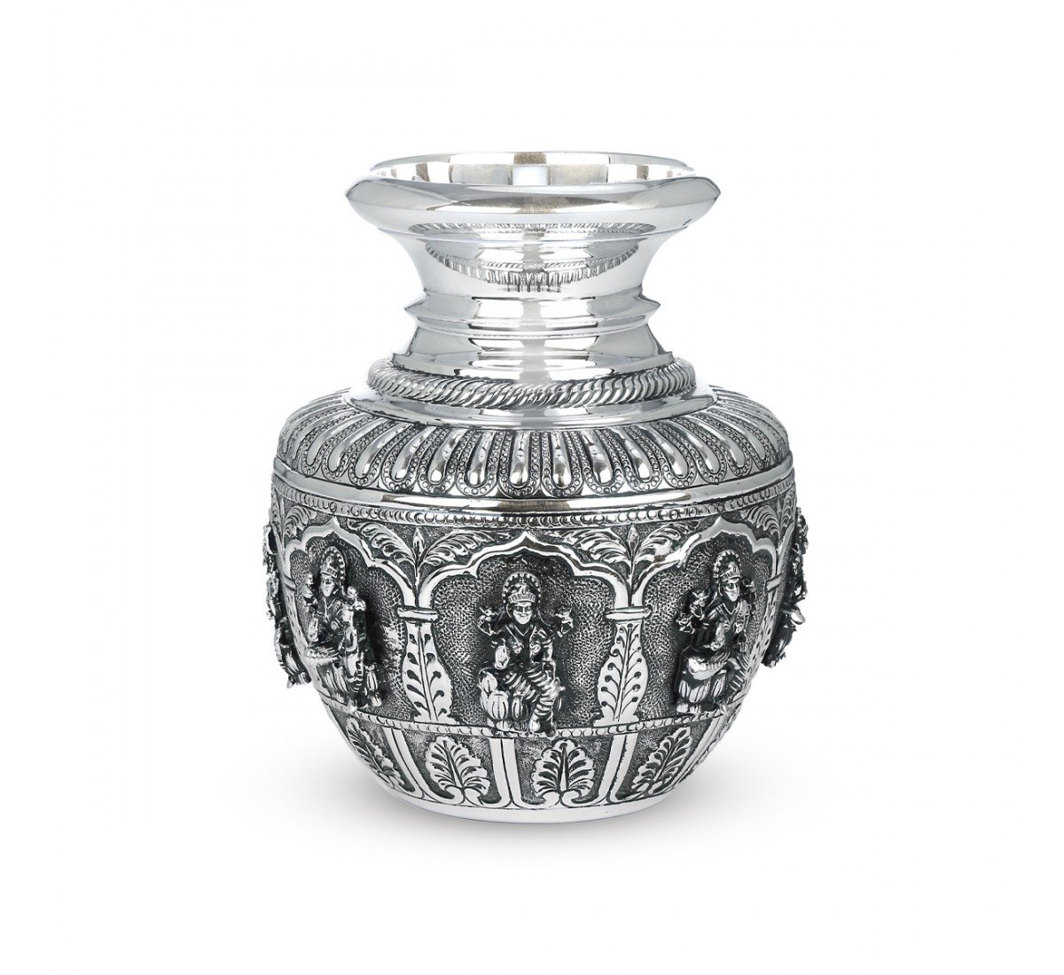 Silver Antique Lakshmi Kudam