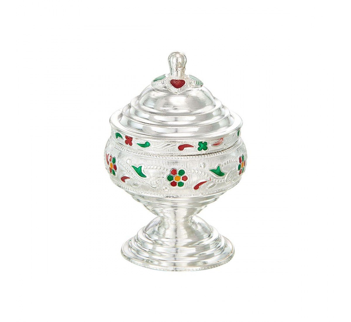 Silver Kumkum Chimizh (JVDS050923-50173)