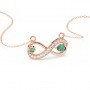 Rose Gold Infinity Necklace