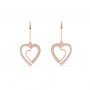 Rose Gold You Have My Heart Earrings